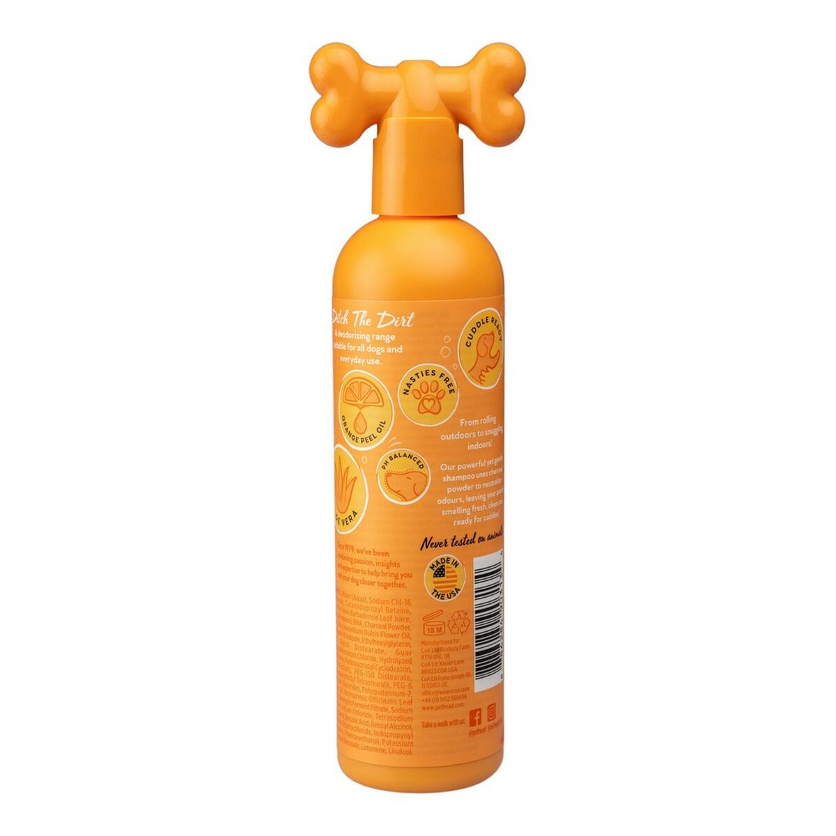 Shampoo til kæledyr Pet Head Ditch the Dirt Orange
